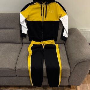 Armani Exchange Black and Yellow set